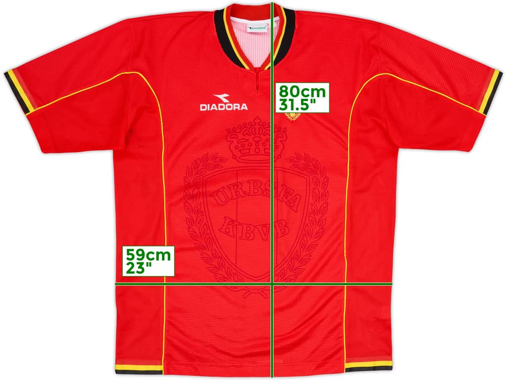 1998-00 Belgium Home Shirt - 8/10 - (XL)