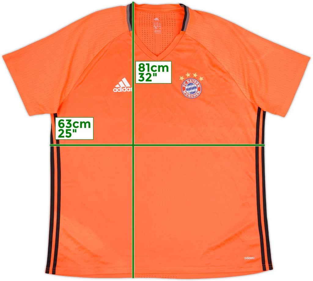 2016-17 Bayern Munich adidas Training Shirt - 8/10 - (XXL)