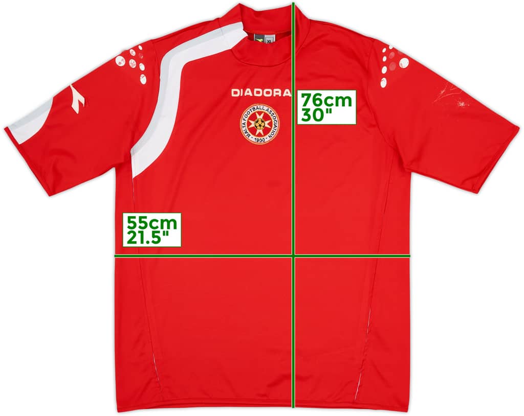 Camiseta de local de Malta 2006-08 - 4/10 - (XL)