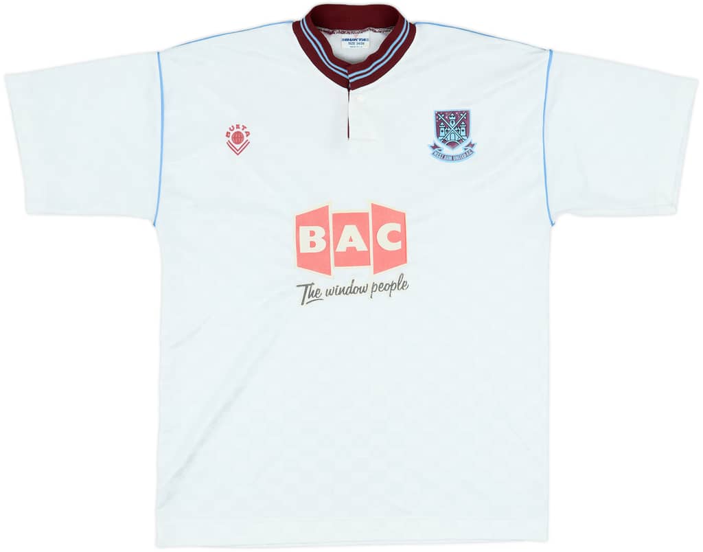 1989-90 West Ham Away Shirt - 7/10 - (S)