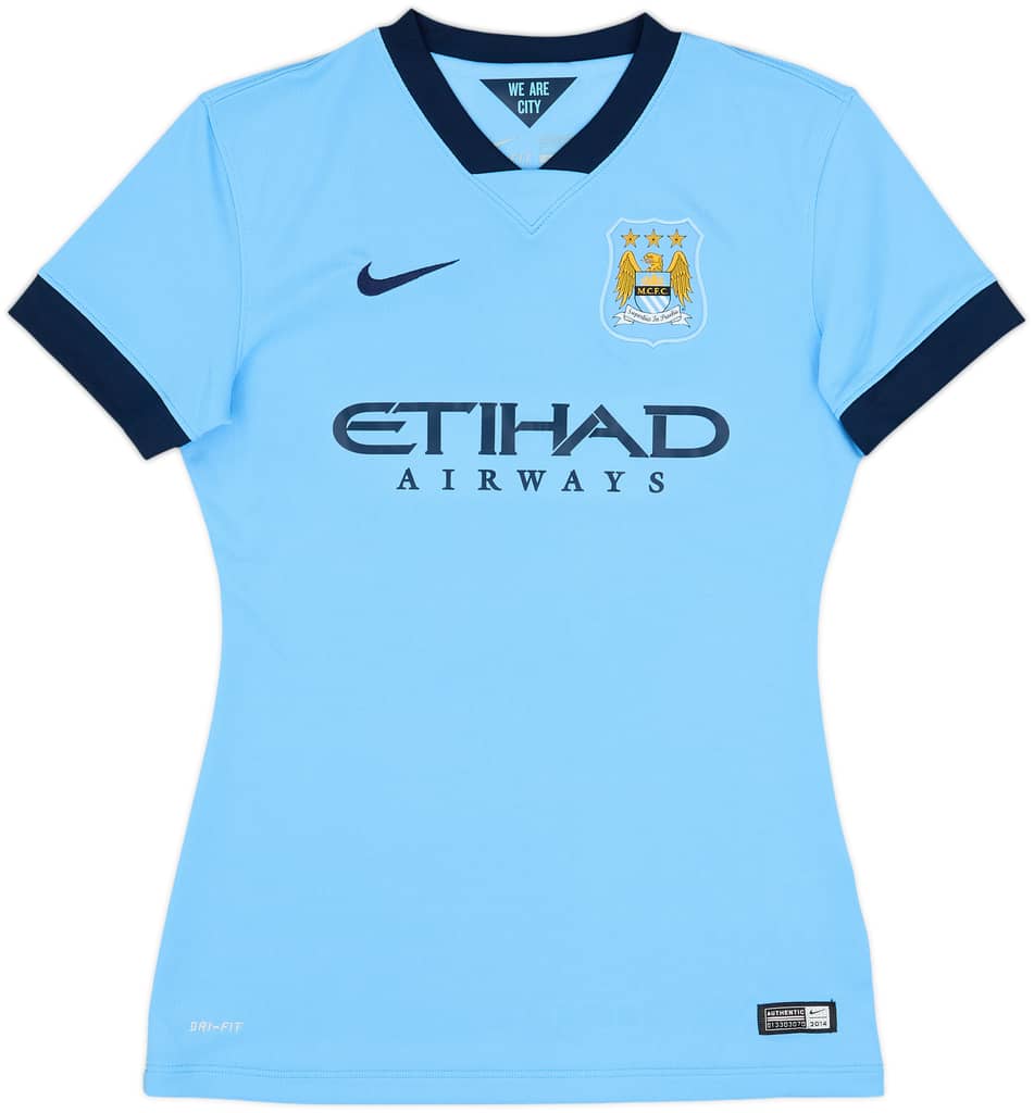 2014-15 Manchester City Home Shirt - 8/10 - (Women's S)