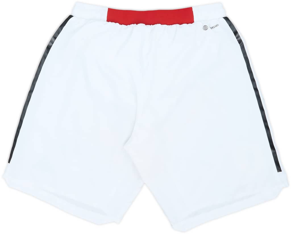 2022-23 Manchester United Authentic Home Shorts #47 - 8/10 - (M)