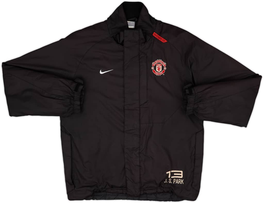 2007-08 Manchester United Nike Padded Bench Coat - 7/10 - (S)