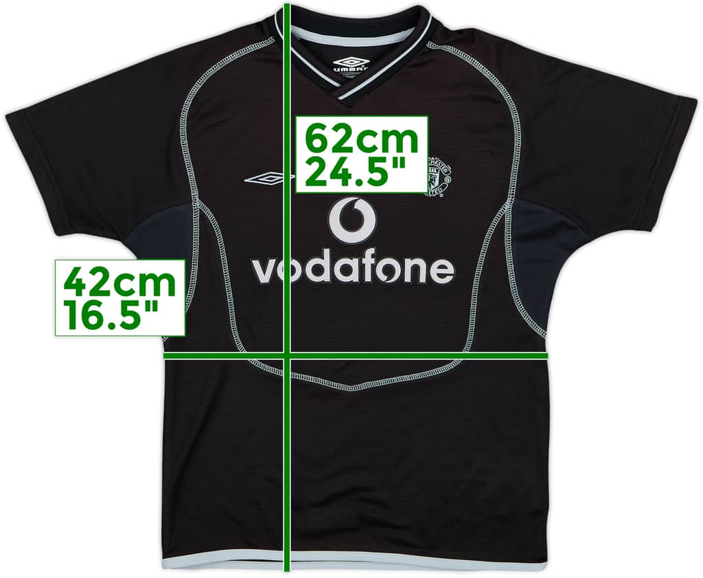 2000-02 Manchester United GK Shirt - 8/10 - (10-11 Years)