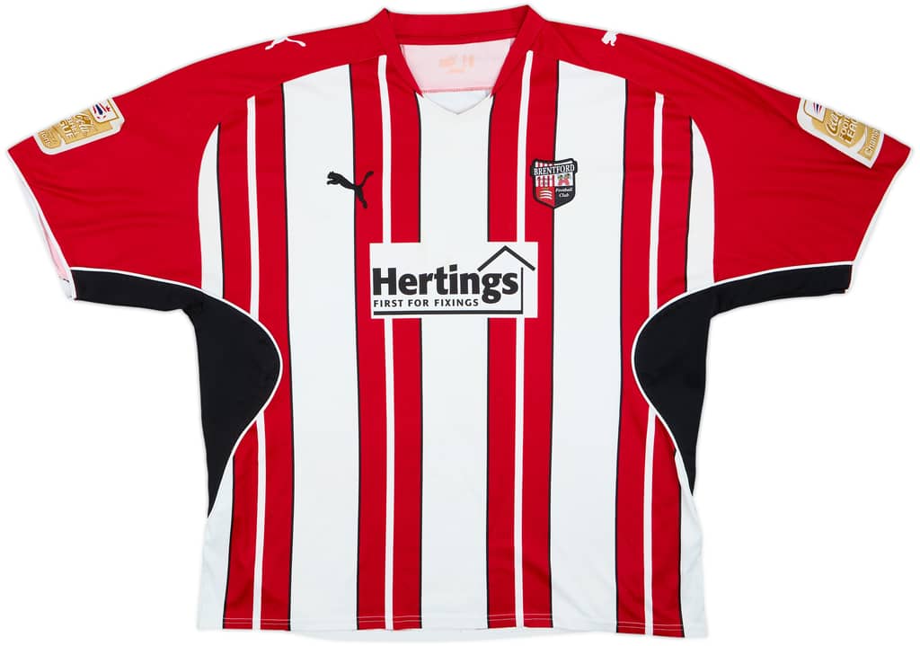 2009-10 Brentford Home Shirt - 7/10 - (XXL)