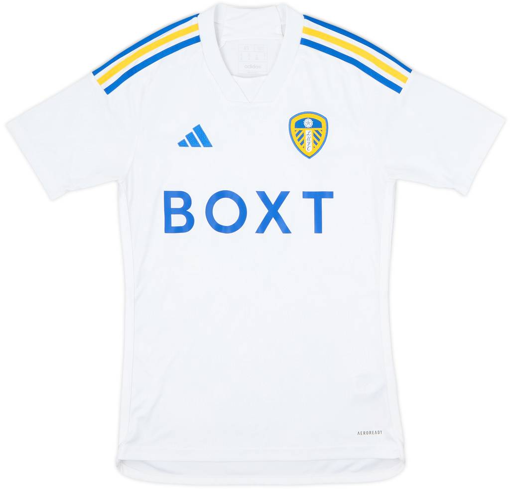 2023-24 Leeds Home Shirt - 8/10 - (XS)