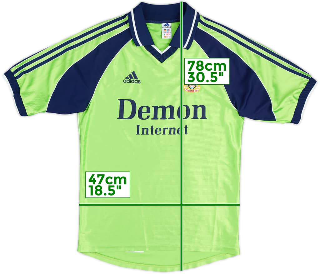 1999-00 Fulham Maillot extérieur - 6/10 - (S)