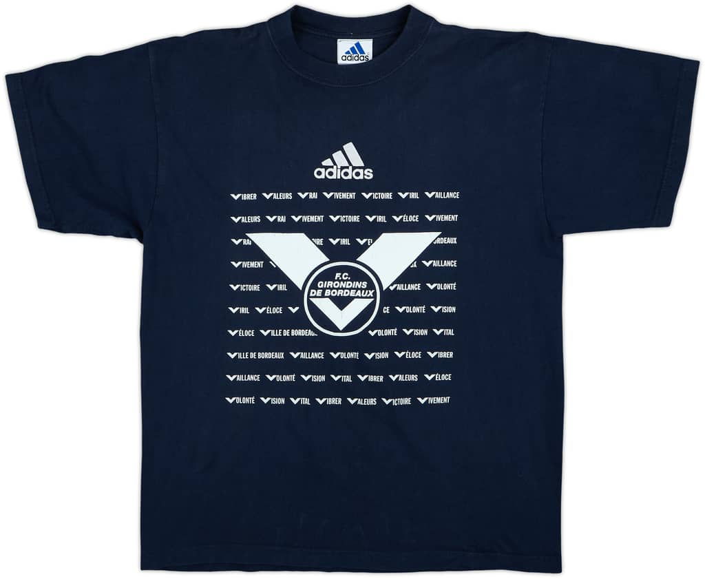 2000-01 Bordeaux adidas Graphic Tee - 7/10 - (L)