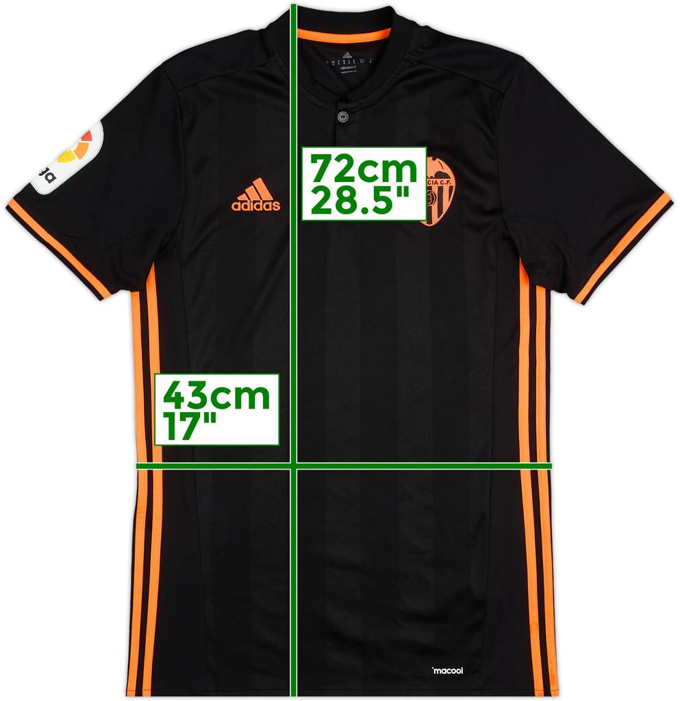 2016-17 Valencia Away Shirt - 8/10 - (S)