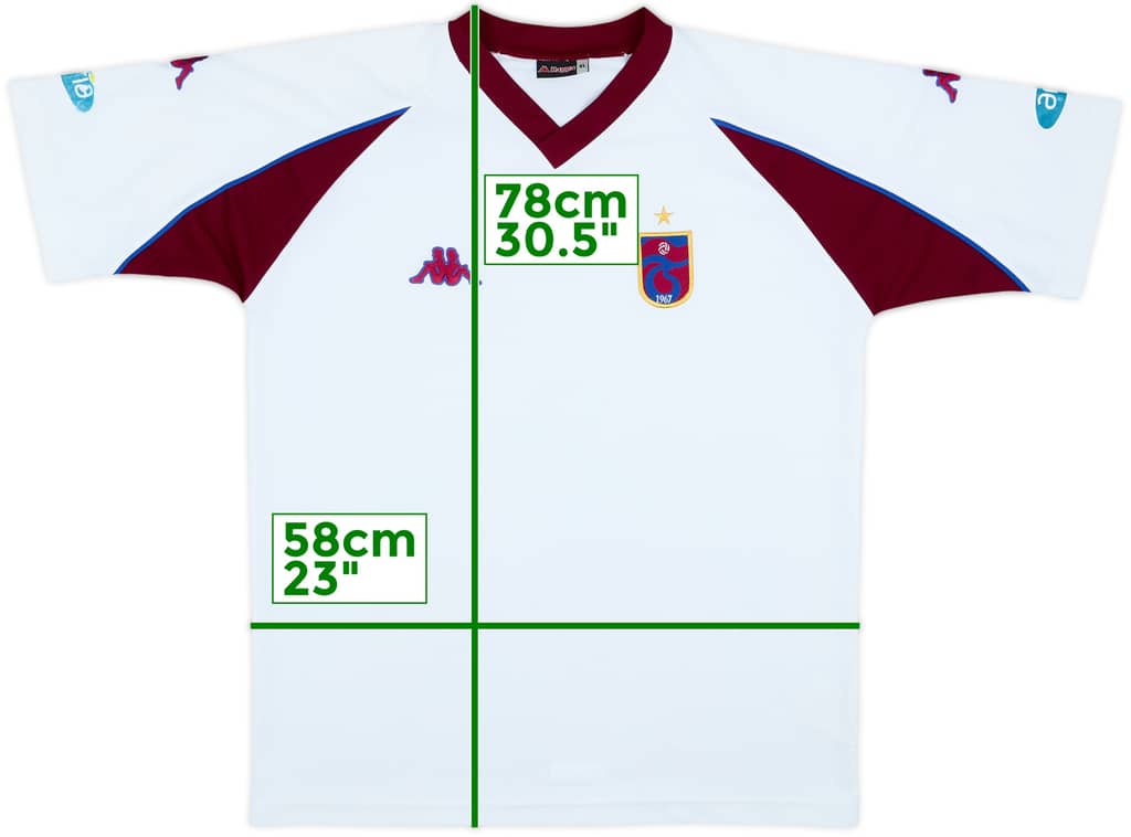 2002-03 Trabzonspor Kappa Training Shirt - 7/10 - (XL)