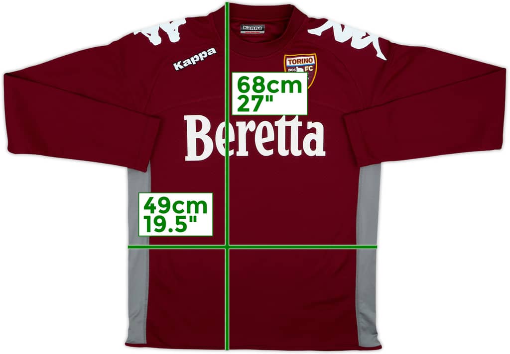 2012-13 Torino Kappa Training L/S Shirt - 7/10 - (M)