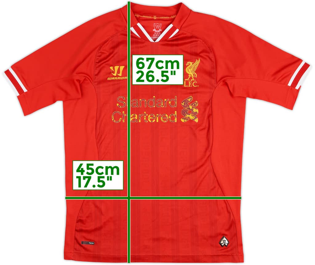 2013-14 Liverpool Home Shirt - 4/10 - (15-16 Years)