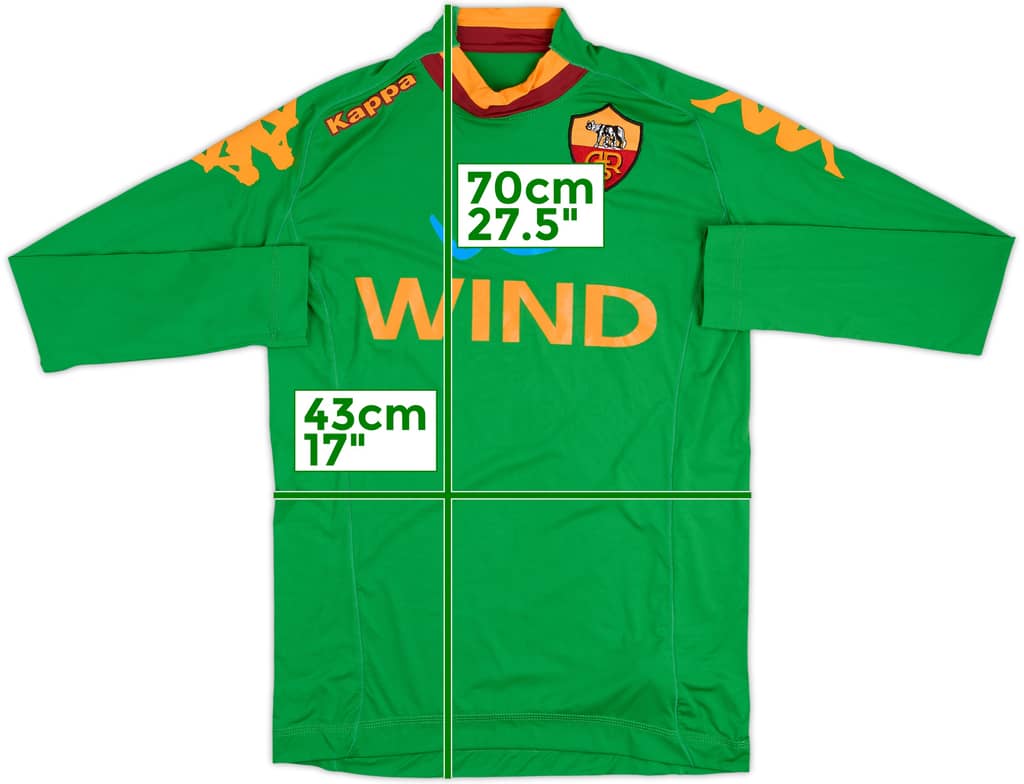 2012-13 Roma GK Shirt - 8/10 - (S)