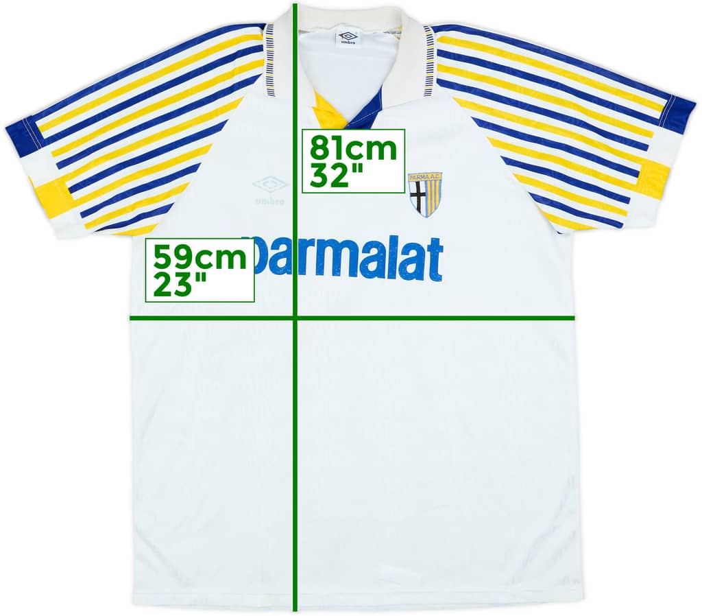 1991-92 Parma Home Shirt - 4/10 - (XL)