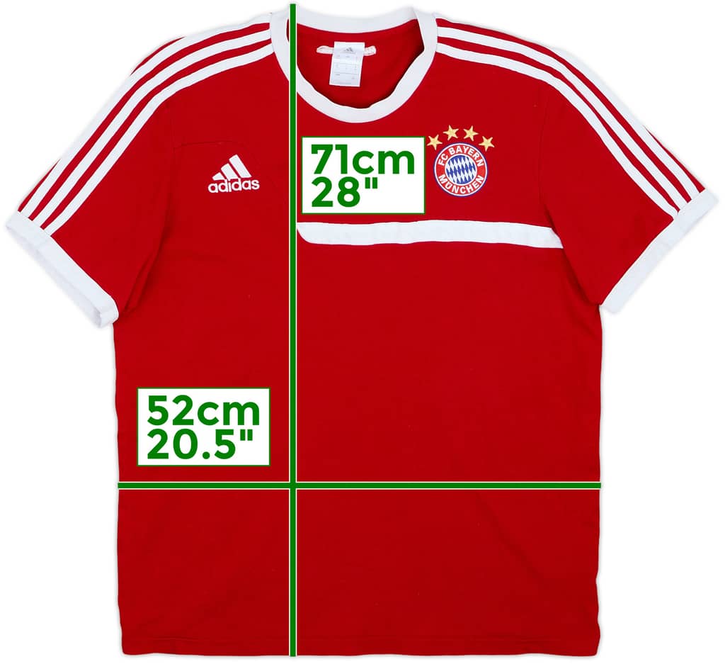 2013-14 Bayern Munich adidas Cotton Tee - 8/10 - (L)