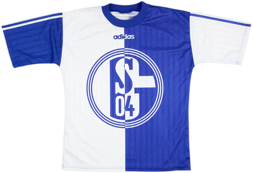 1996-97 Schalke adidas Training Shirt - 8/10 - (L/XL)