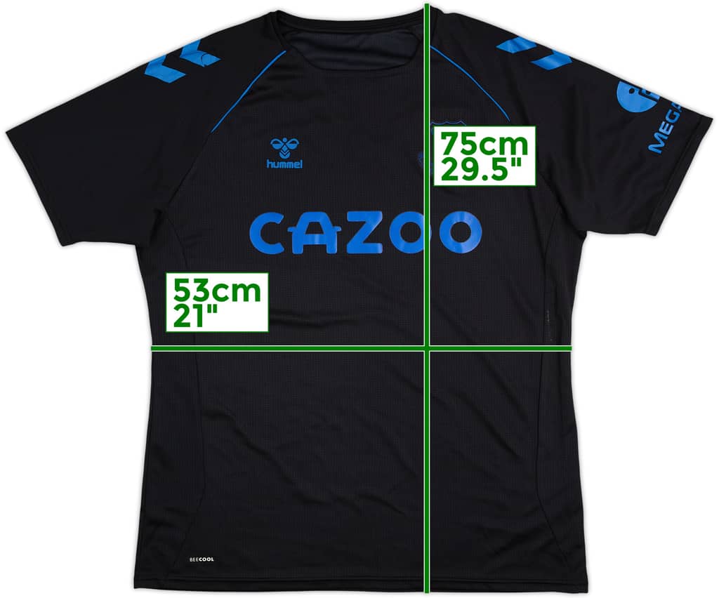 2021-22 Everton Hummel Training Shirt - 8/10 - (XL)