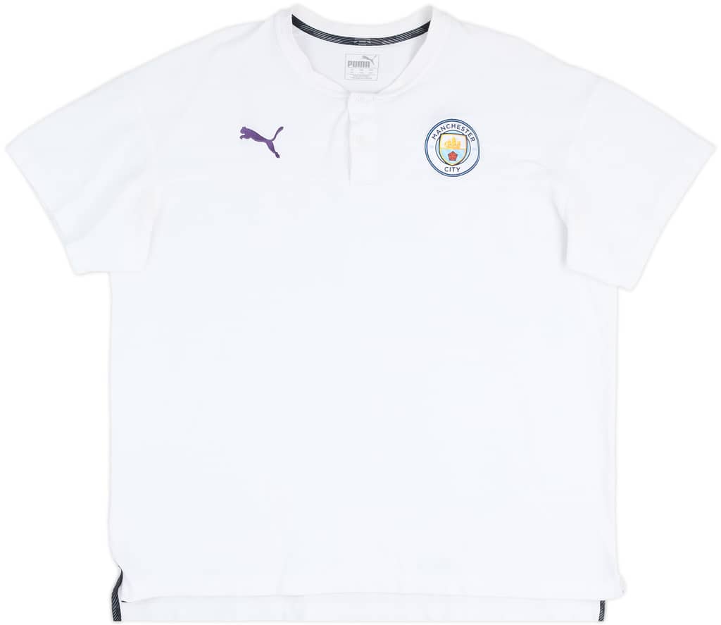 2019-20 Manchester City Puma Polo Shirt - 8/10 - (XXL)