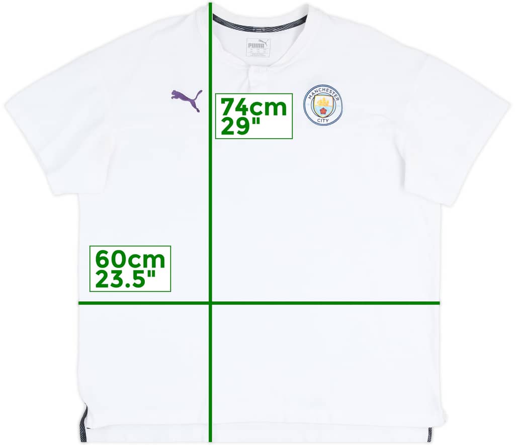 2019-20 Manchester City Puma Polo Shirt - 8/10 - (XXL)