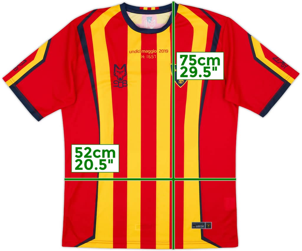 2018-19 Lecce Home Shirt - 10/10 - (L)