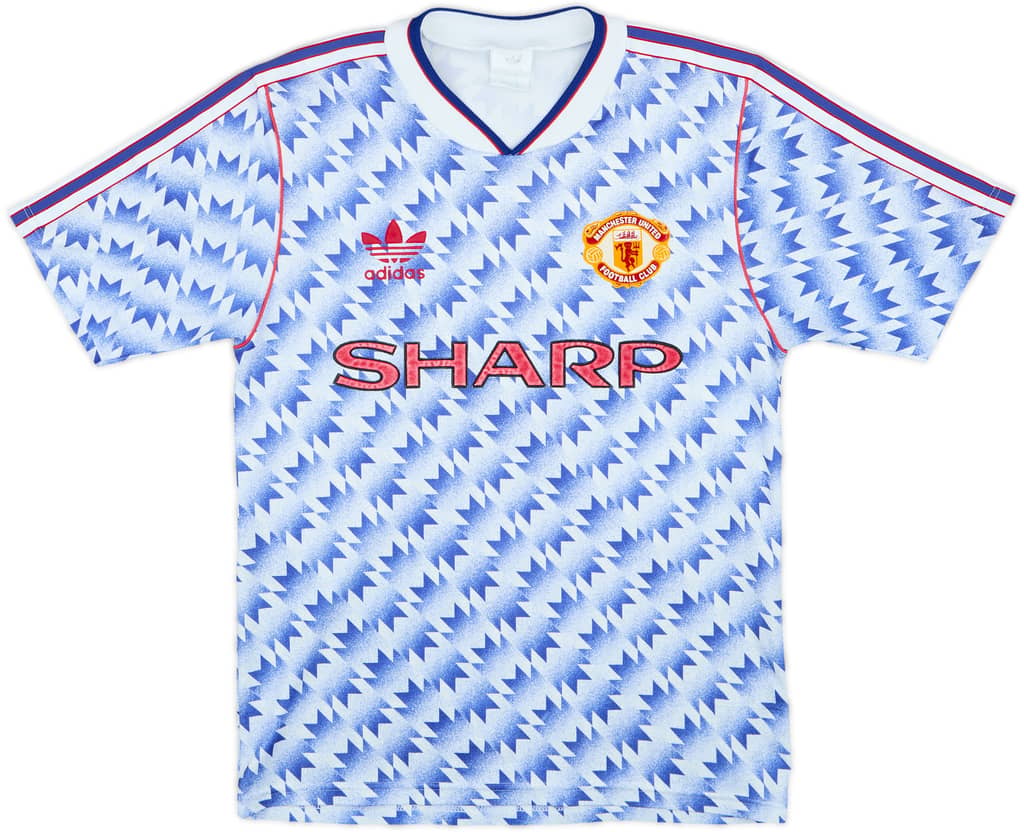 1990-92 Manchester United Away Shirt - 8/10 - (S)
