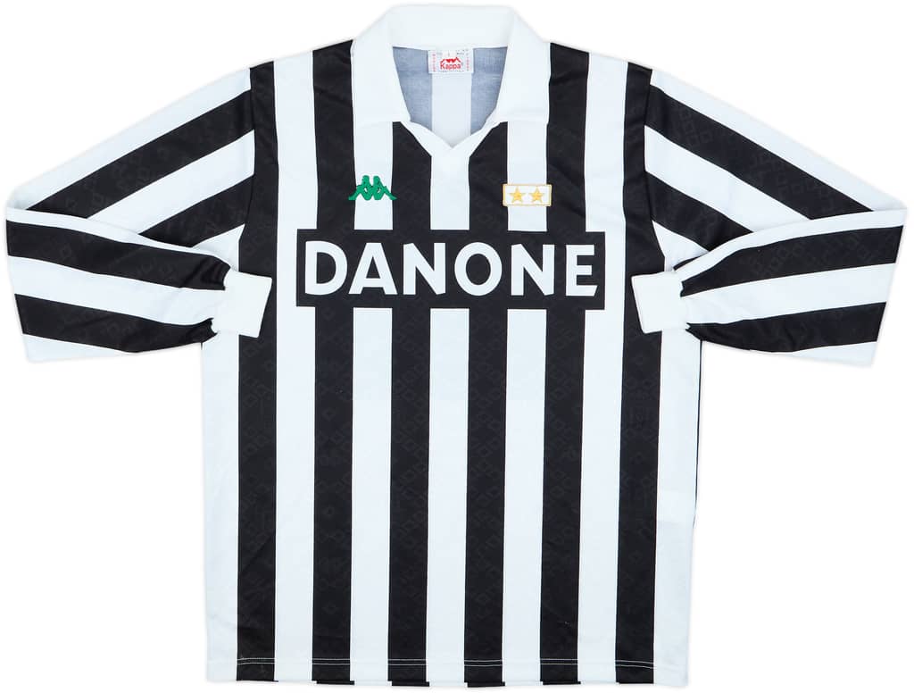 1992-94 Juventus Home L/S Shirt - 8/10 - (L)