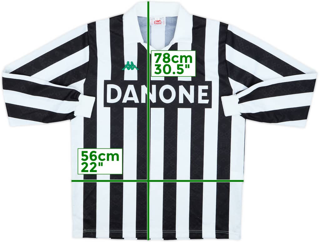1992-94 Juventus Home L/S Shirt - 8/10 - (L)