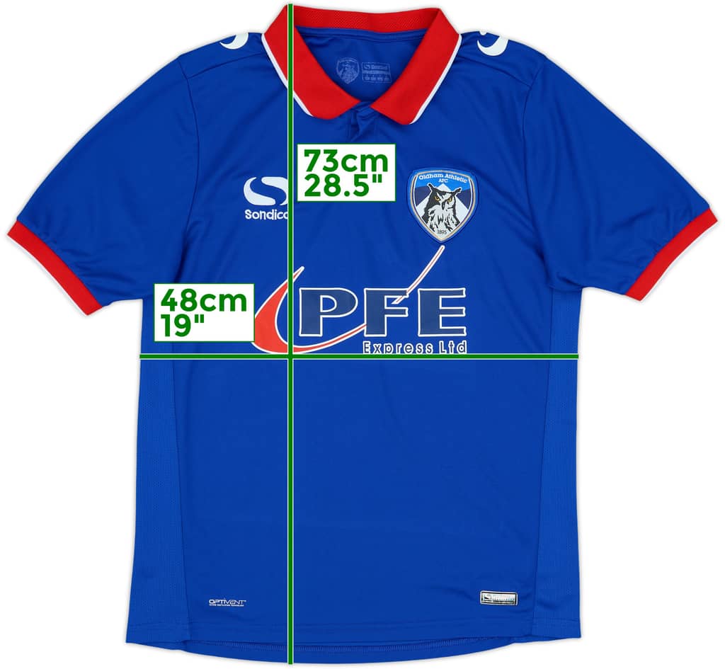 2015-16 Oldham Home Shirt - 8/10 - (M)