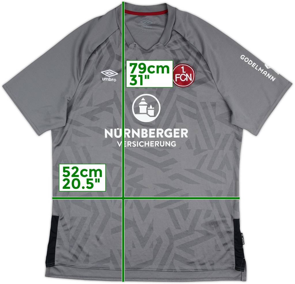 Camiseta de la tercera equipación del Nurnberg 2019-20 - 9/10 - (XL)