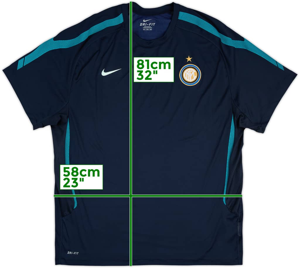 2010-11 Inter Milan Nike Training Shirt - 9/10 - (XXL)