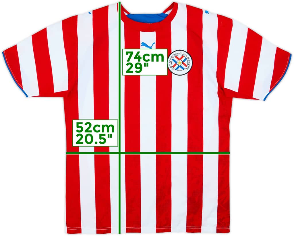 2006-07 Paraguay Home Shirt - 9/10 - (M)