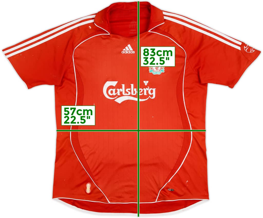 2006-08 Liverpool Home Shirt - 4/10 - (XL)