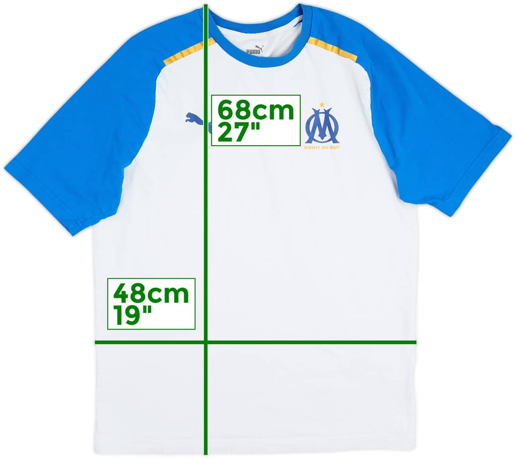 2023-24 Marseille Puma Cotton Tee - 6/10 - (M)