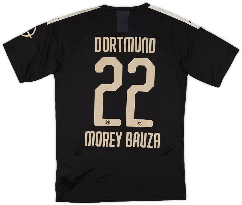 2019-20 Borussia Dortmund Player Issue Away Shirt Morey Bauza #22