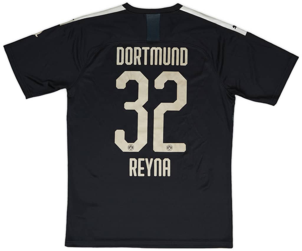 2019-20 Borussia Dortmund Player Issue Away Shirt Reyna #32 - 9/10 - (L)