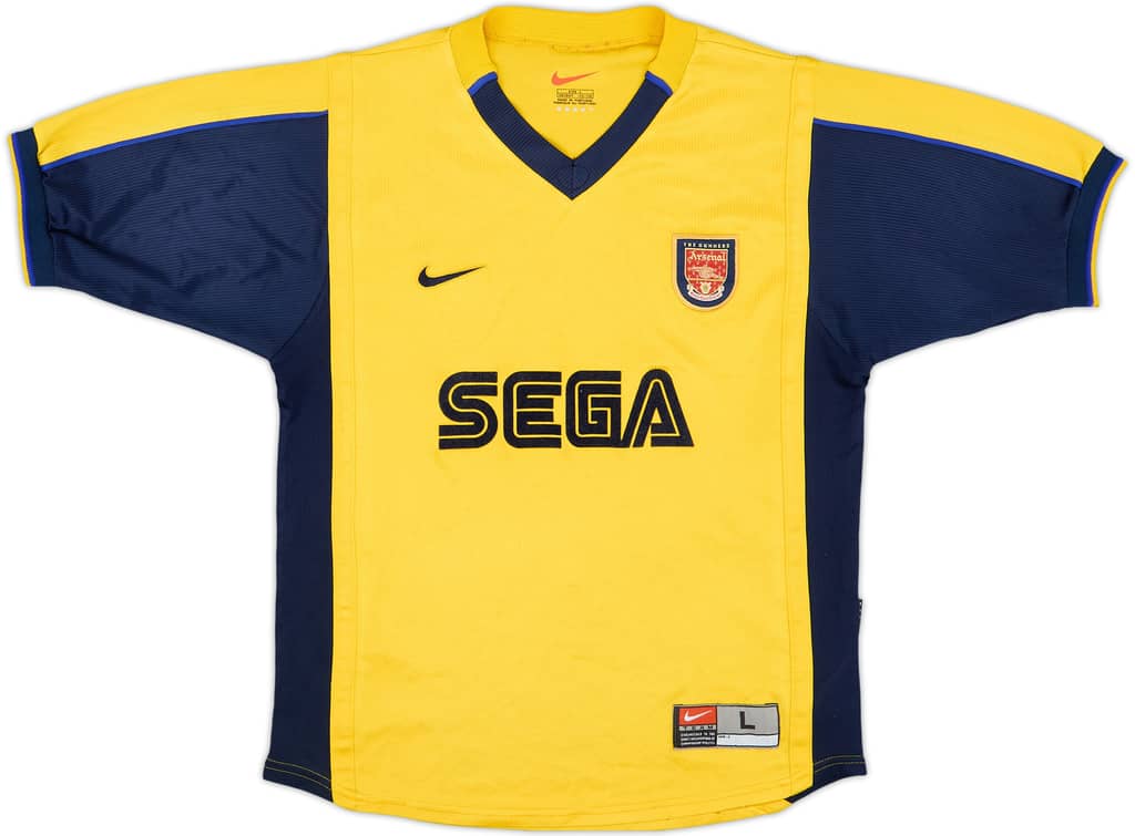 1999-01 Arsenal Away Shirt - 8/10 - (L.Boys)