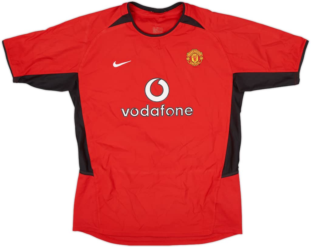 2002-04 Manchester United Home Shirt - 7/10 - (XL.Boys)