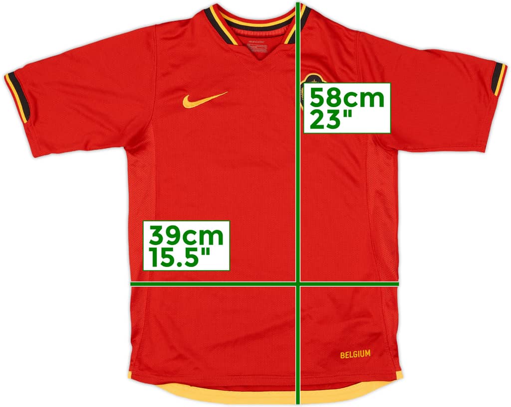 2006-08 Belgium Home Shirt - 9/10 - (M.Boys)