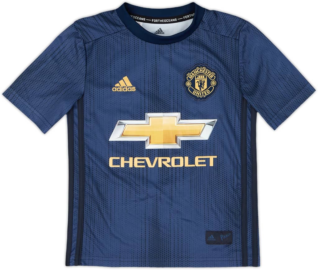 2018-19 Manchester United Third Shirt - 10/10 - (7-8 Years)