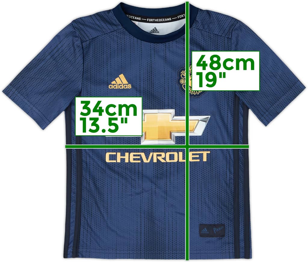 2018-19 Manchester United Third Shirt - 10/10 - (7-8 Years)