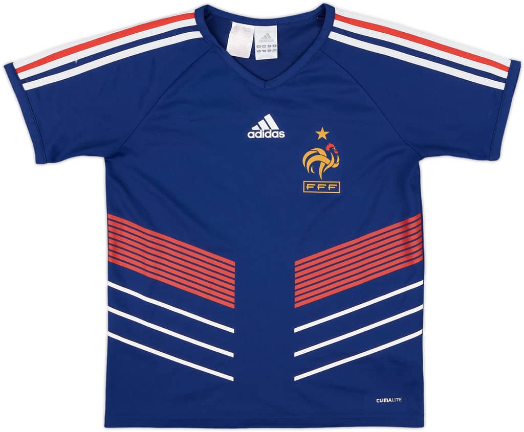 2009-10 France Basic Home Shirt - 7/10 - (L.Boys)