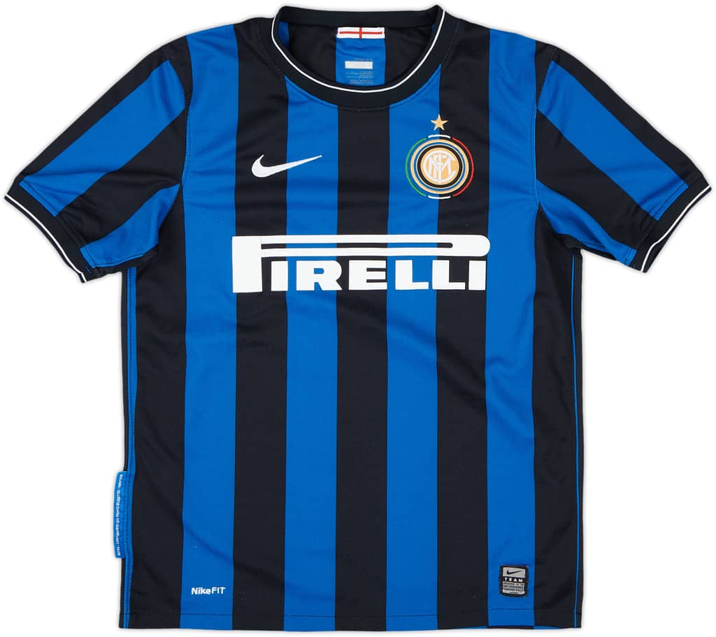 2009-10 Inter Milan Home Shirt - 7/10 - (L.Boys)