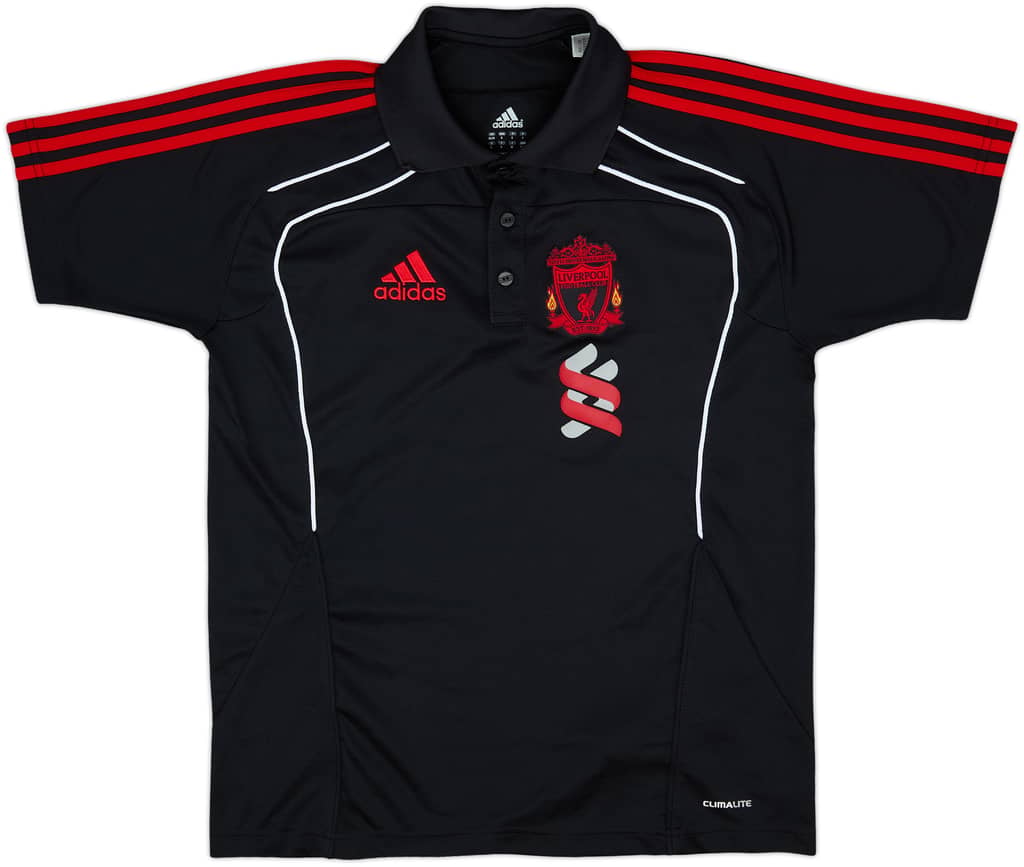 2010-11 Liverpool adidas Polo Shirt - 7/10 - (S)