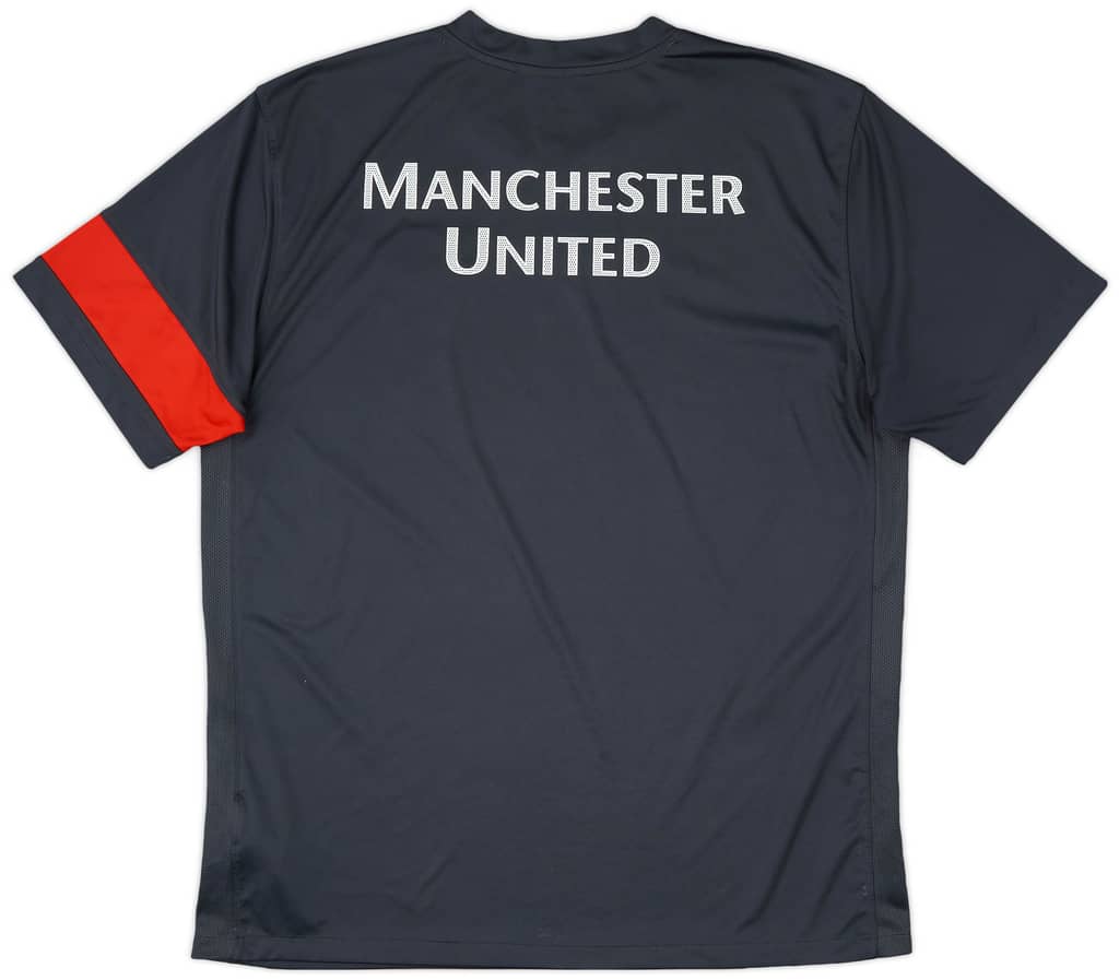 2010-11 Manchester United Nike Training Shirt - 6/10 - (XL)