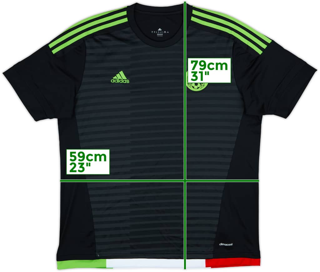 2015 Mexico Copa America Home Shirt - 9/10 - (XL)