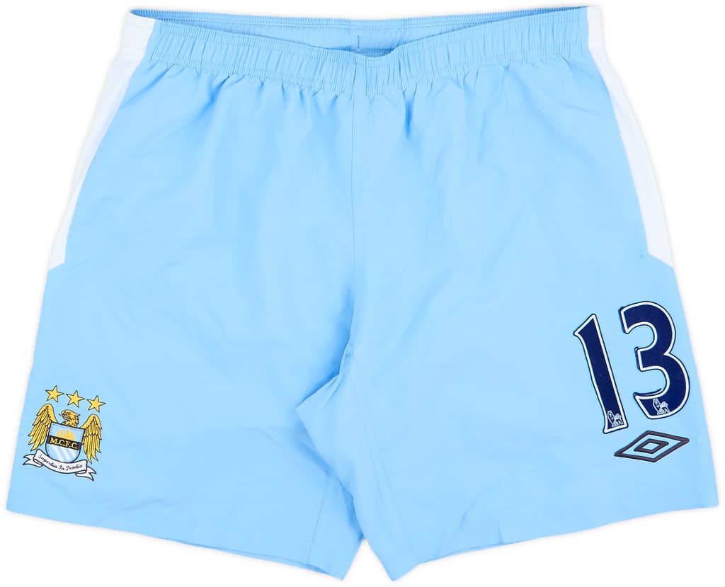 2011-12 Manchester City Home Shorts #13 - 6/10 - (XL)