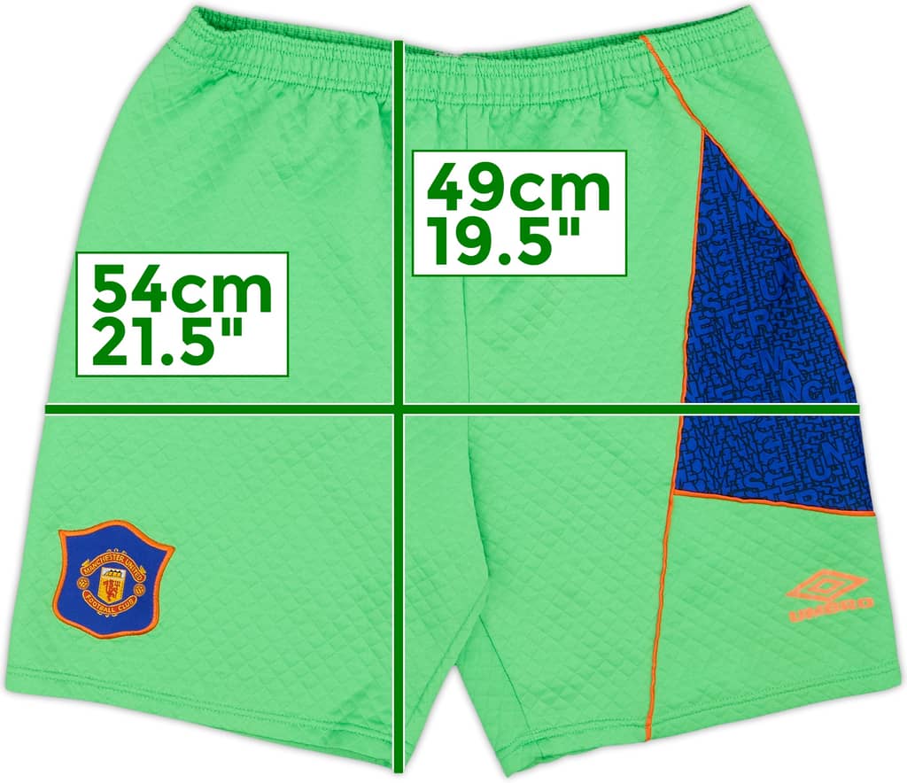 1994-96 Manchester United GK Shorts - 9/10 - (L)