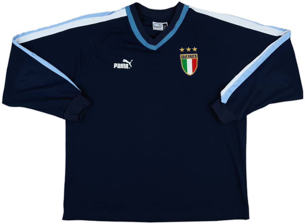 2003-04 Italy Puma Training L/S Shirt - 9/10 - (XL)