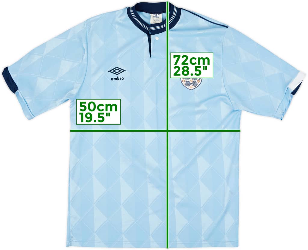 1987-90 England Third Shirt - 9/10 - (L)
