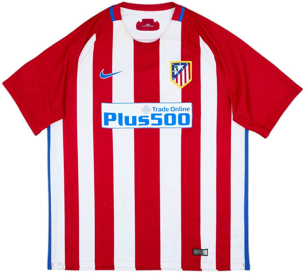 2016-17 Atletico Madrid Home Shirt - 5/10 - (XL)